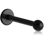 BLACK PVD COATED TITANIUM ALLOY MICRO LABRET