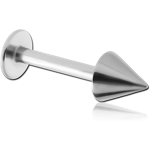 Surgical Steel Grade 316L Micro Labret with Cone