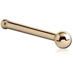 14 Karat Yellow Gold Nose Bone
