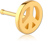 Gold PVD Coated Surgical Steel Grade 316L Nose Bone