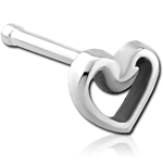 Surgical Steel Grade 316L Heart Nose Bone