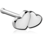 Surgical Steel Grade 316L Nose Bone - Conjoined Hearts