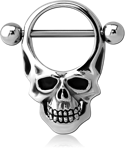 SURGICAL STEEL GRADE 316L NIPPLE SHIELD - ROUND SKULL