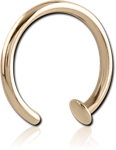 14 Karat Gold Yellow Open Nose Ring