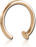 18 Karat Gold Yellow Open Nose Ring