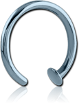 Anodised Surgical Steel Grade 316L Open Nose Ring