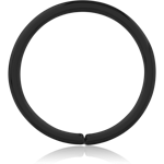 Black PVD Coated Surgical Steel Grade 316L Seamless Ring