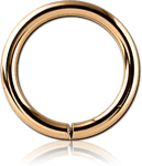 Gold PVD 18K Coated Surgical Steel Grade 316L Seamless Ring
