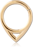 Gold PVD 18K Coated Surgical Steel Grade 316L Seamless Ring