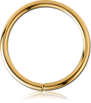 Gold PVD Coated Surgical Steel Grade 316L Seamless Ring