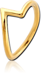 Gold PVD Coated Surgical Steel Grade 316L Seamless Ring