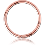 Rose Gold PVD Coated Surgical Steel Grade 316L Seamless Ring