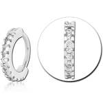 Surgical Steel Grade 316L Jeweled Nose Ring Clicker