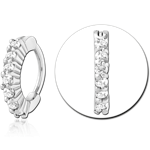 Surgical Steel Grade 316L Jeweled Nose Ring Clicker