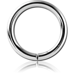 14 Karat Gold White Continuous Ring