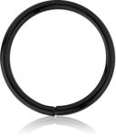 Sterile Black PVD Coated Surgical Steel Grade 316L Seamless Ring