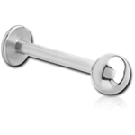 SURGICAL STEEL GRADE 316L THREADLESS  INTERNAL LABRET