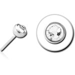 TITANIUM ALLOY JEWELED THREADLESS INTERNAL BALL