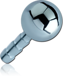TITANIUM ALLOY BALL FOR POLYMER INTERNAL LABRET