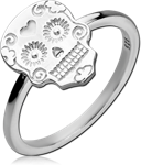 STERLING 925 SILVER RING - FANCY SKULL