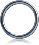 Anodised Surgical Steel Grade 316L Smooth Segment Ring