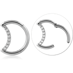 Titanium Alloy Diamond Shape Septum Ring