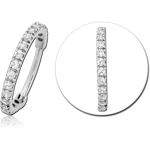 Sterile Surgical Steel Grade 316L Prong Set Crystal Jeweled Multi Purpose Clicker