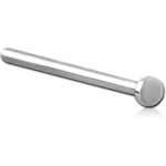 Surgical Steel Grade 316L Straight Disc Nose Stud 12mm