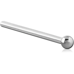 Surgical Steel Grade 316L Straight Ball Nose Stud 19mm