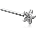 Surgical Steel Grade 316L Straight Nose Stud-Flower