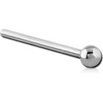 Sterile Surgical Steel Grade 316L Straight Ball Nose Stud 15mm