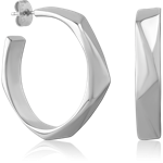 SURGICAL STEEL GRADE 316L EAR STUDS PAIR