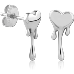 SURGICAL STEEL GRADE 316L EAR STUDS PAIR