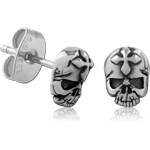 SURGICAL STEEL GRADE 316L EAR STUDS PAIR
