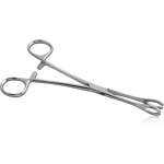 Sterile Stainless Steel Slotted Tongue Clamp