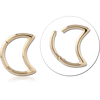 14 Karat Gold Yellow Hinged Segment Ring 