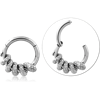Surgical Steel Grade 316L Round Hinged Segment Ring 