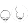 Surgical Steel Grade 316L Hinged Segment Ring 