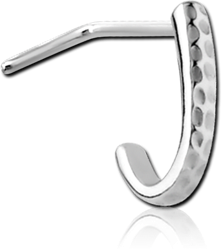 SURGICAL STEEL GRADE 316L 90 DEGREE WRAP AROUND NOSE STUD