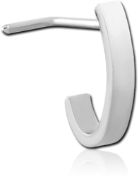 SURGICAL STEEL GRADE 316L 90 DEGREE WRAP AROUND NOSE STUD