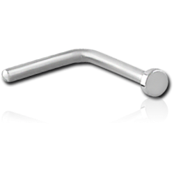 TITANIUM ALLOY 90 DEGREE DISC NOSE STUD