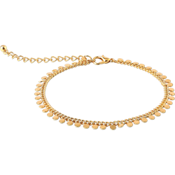 GOLD PLATED BASE METAL FASHION ANKLET