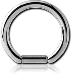 SURGICAL STEEL GRADE 316L BAR CLOSURE RING