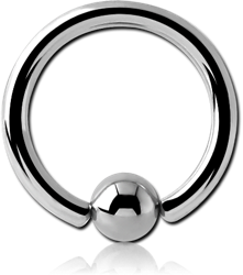 STERILE SURGICAL STEEL GRADE 316L ANNEALED BALL CLOSURE RING