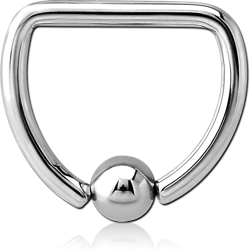 STERILE SURGICAL STEEL GRADE 316L BALL CLOSURE D-RING
