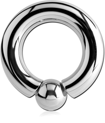 STERILE SURGICAL STEEL GRADE 316L INTERNALLY THREADED BALL CLOSURE RING