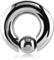 STERILE TITANIUM ALLOY BALL CLOSURE RING WITH POP OUT BALL