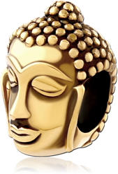 GOLD PVD COATED SURGICAL STEEL GRADE 316L BEAD 5.0 - 5.2 MM HOLE