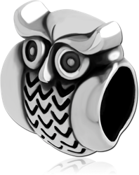 SURGICAL STEEL GRADE 316L BEAD 5.0-5.2 MM HOLE - OWL