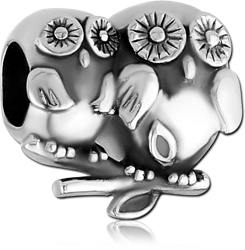 SURGICAL STEEL GRADE 316L BEAD 5.0-5.2 MM HOLE - NEST ON BRANCH